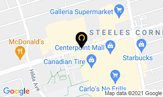 Rose Hair Design & Spa in Thornhill map