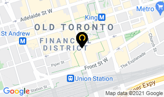 Rosin Executive Search in Toronto map