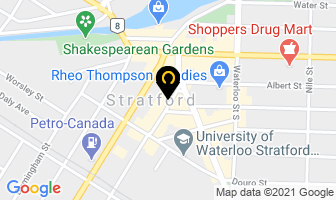 Ross' Bike Works in Stratford map