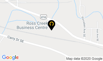 Ross Creek Business Centre in Medicine Hat map