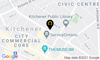 Ross J Gordon in Kitchener map