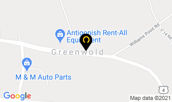 Ross Screenprint Ltd in Antigonish map