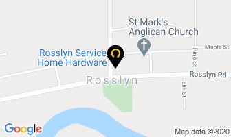 Rosslyn Service Home Hardware in Thunder Bay District map