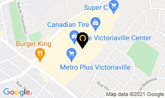 Rossy in Victoriaville map