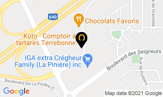 Rouge Boeuf in Terrace map