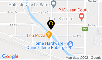Rouge Caf&eacute; in La Sarre map