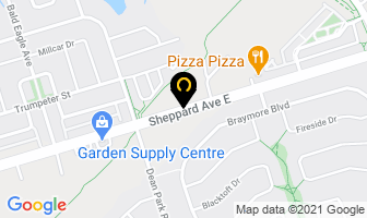 Rouge Convience & Superma in Scarborough map