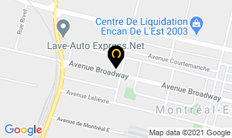 Rouleau Auto in Montréal-est map