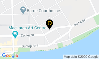 Rouse's Plumbing 24Hour Emergency Service in Barrie map