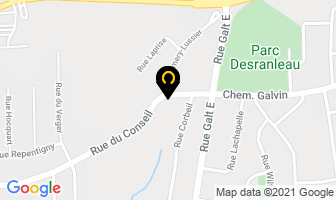 Rousseau Bumper Service in Sherbrooke map