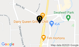 Routes Grill in Lake Country map