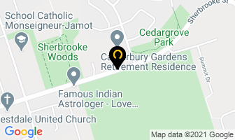 Rowat Mary in Peterborough map