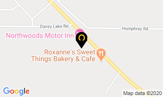 Roxanne's North Woods Dining Room in Kenora District map