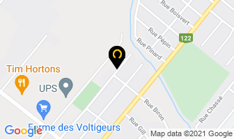 Roy A in Drummondville map