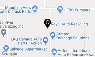 Royal Auto Recycling in 150 Mile House map