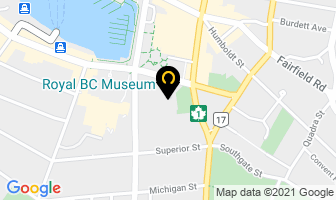 Royal Bc Museum in Victoria map