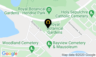 Royal Botanical Gardens in Sorel-Tracy map