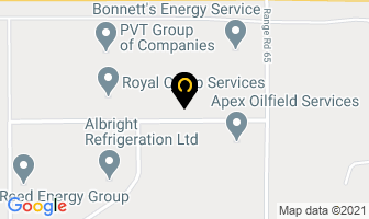 Royal Camp Services Ltd in Grande Prairie map