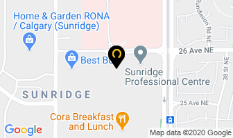 Royal Canadian Pizza in Calgary map