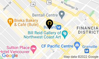 Royal Centre Dental Group in Vancouver map