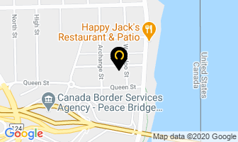 Royal Customs Brokers in Mississauga map