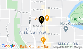 Royal Flush Plumbing Showroom in Calgary map