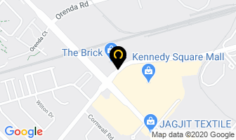 Royal Furniture in Brampton map