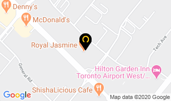 Royal Jasmine in Mississauga map