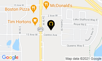 Royal Lepage Community Realty in Brooks map