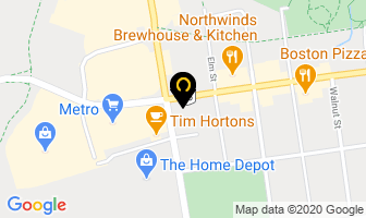 Royal Lepage Trinity Realty in Collingwood map