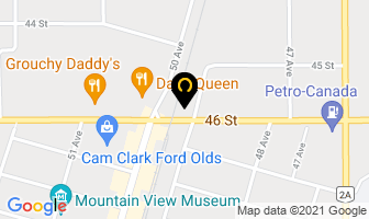 Royal Lepage Wildrose Real Estate in Olds map