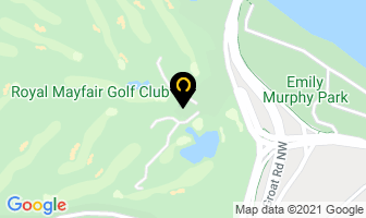 Royal Mayfair Golf Club in Kenora map