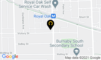 Royal Oak Community Church in Brant map