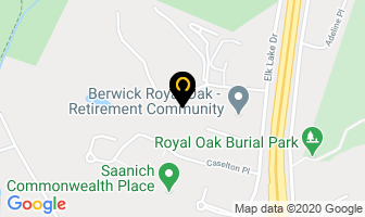 Royal Oak Golf Club in Victoria map
