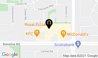Royal Pizza in Sherwood Park map