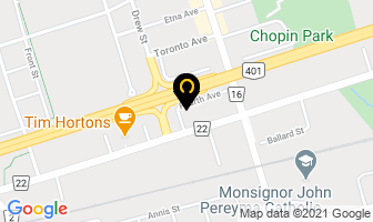 Royal Rug Rentals in Oshawa map