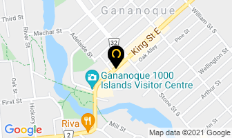 Royal Theatre in Gananoque map