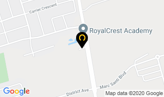 Royalcrest Academy in Vaughan map