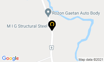 Rozon Gaetan Auto Body in Saint Isidore map