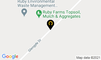 Ruby Farms in Strathroy map