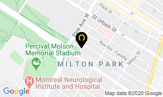 Ruby Stein Wagner in Montreal map