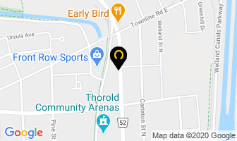 Ruckcast in Thorold map