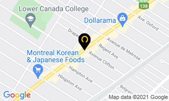 Rudston Brown in Montreal map