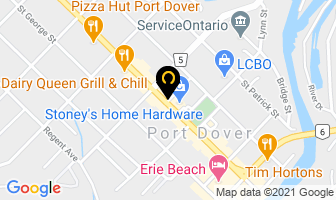 Runner's Den Port Rover in Port Dover map