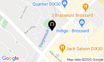 Running Room Canada Inc in Brossard map