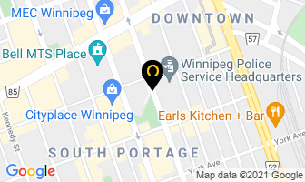 Rupert's Land Caregiver Services in Winnipeg map
