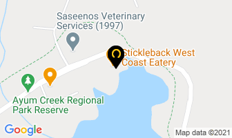 Rush Adventures Inc in Sooke map