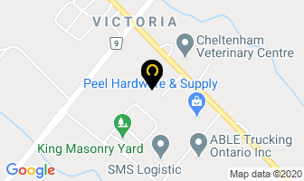 Rush Steel Fabrication in Caledon map