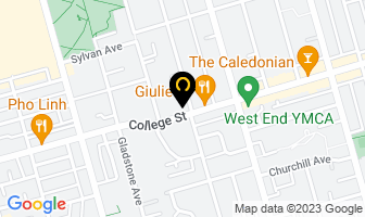 Rusholme Family Dentistry in Toronto map