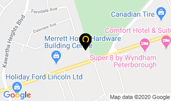 Russelle Toyota in Peterborough map